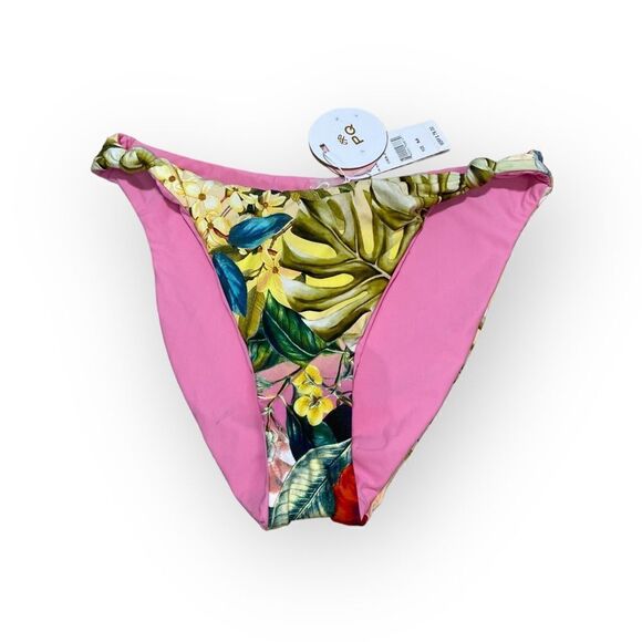 💛 PQ reversible tropical bikini bottoms size M NWT - Picture 3 of 6